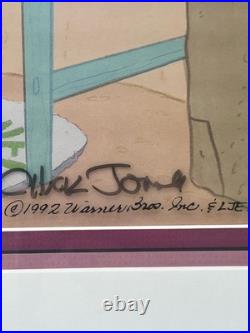 Warner Bros Cel Bugs Bunny Home Sweet Home Signed Chuck Jones Rare Animation #62