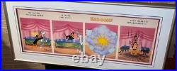 Warner Bros Cel Bugs Bunny Kaboom Virgil Ross Signed Rare with Promo Ads