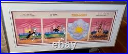 Warner Bros Cel Bugs Bunny Kaboom Virgil Ross Signed Rare with Promo Ads Warner Bros Cel Bugs Bunny Kaboom Virgil Ross Signed Rare with Promo Ads