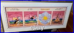 Warner Bros Cel Bugs Bunny Kaboom Virgil Ross Signed Rare with Promo Ads