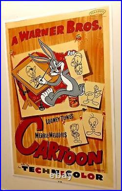 Warner Bros Cel Bugs Bunny Rare Bugs Director Number 1 Edition Animation Cell