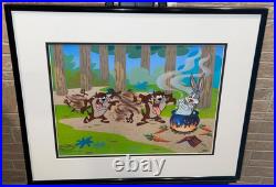 Warner Bros Cel Bugs Bunny Tasmanian Devil Dirty Devil Rare Number 1 HC Edition