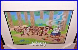 Warner Bros Cel Bugs Bunny Tasmanian Devil Dirty Devil Rare Number 1 HC Edition