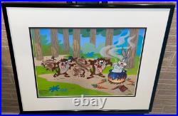Warner Bros Cel Bugs Bunny Tasmanian Devil Dirty Devil Rare Number 1 HC Edition