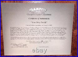 Warner Bros Cel Bugs Bunny Tasmanian Devil Dirty Devil Rare Number 1 HC Edition