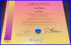 Warner Bros Cel Daffy Duck Artist Proof Fish Tale Chuck Jones Signed Rare