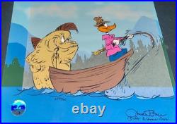 Warner Bros Cel Daffy Duck Artist Proof Fish Tale Chuck Jones Signed Rare