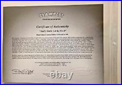 Warner Bros Cel Daffy Duck Lobby Card Rare Number 1 Edition Animation Cell