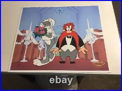 Warner Bros Cel For Better Or For Worse Bugs Bunny Yosemite Sam Rare Number 1
