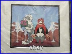 Warner Bros Cel For Better Or For Worse Bugs Bunny Yosemite Sam Rare Number 80