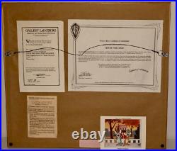 Warner Bros Cel Mouse Wreckers Hubie Bertle Rare Looney Tunes Cell + Promo Card Warner Bros Cel Mouse Wreckers Hubie Bertle Rare Looney Tunes Cell + Promo Card