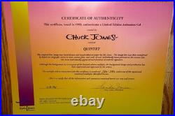 Warner Bros Cel & Promo Quintet Bugs Bunny Daffy Rare Signed Chuck Jones Art Warner Bros Cel & Promo Quintet Bugs Bunny Daffy Rare Signed Chuck Jones Art