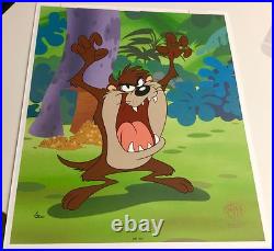 Warner Bros Cel Taz Classic Tasmanian Devil Rare Edition Number 1 Edition Cell Warner Bros Cel Taz Classic Tasmanian Devil Rare Edition Number 1 Edition Cell