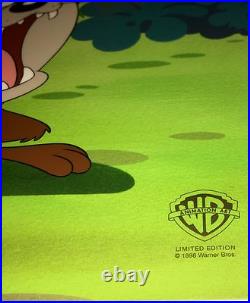 Warner Bros Cel Taz Classic Tasmanian Devil Rare Edition Number 1 Edition Cell Warner Bros Cel Taz Classic Tasmanian Devil Rare Edition Number 1 Edition Cell