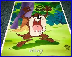 Warner Bros Cel Taz Classic Tasmanian Devil Rare Edition Number 1 Edition Cell Warner Bros Cel Taz Classic Tasmanian Devil Rare Edition Number 1 Edition Cell