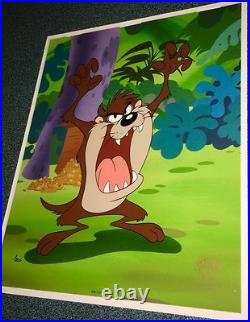 Warner Bros Cel Taz Classic Tasmanian Devil Rare Edition Number 1 Edition Cell Warner Bros Cel Taz Classic Tasmanian Devil Rare Edition Number 1 Edition Cell