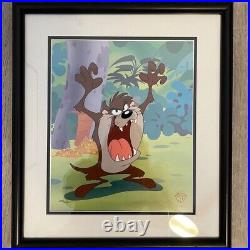 Warner Bros Cel Taz Classic Tasmanian Devil Rare Edition Number 258 Edition Cell