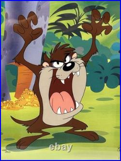 Warner Bros Cel Taz Classic Tasmanian Devil Rare Edition Numbered Cel MINT RARE