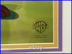 Warner Bros Cel Taz Classic Tasmanian Devil Rare Edition Numbered Cel MINT RARE