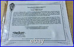Warner Bros Cel Taz The Man Tasmanian Devil Rare Edition Signed Dan Haskett Cell