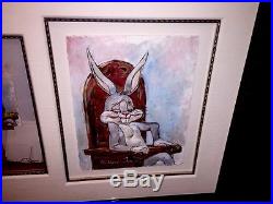Warner Bros Chuck Jones Signed Cel Self Portrait Bugs Bunny Rare Number 1 Cell