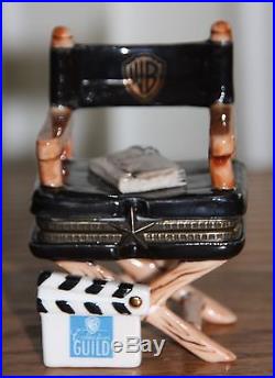 Warner Bros Collectors Guild Directors Chair Rare Charter Member Piece COA