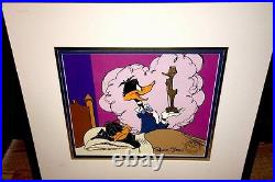 Warner Bros Daffy Duck Cel Impossible Dream Signed Chuck Jones Rare Edition