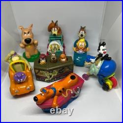 Warner Bros. Figure Set Of 7 Looney Tunes Vinatge JPN Limited Edition Rare Mains