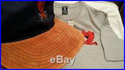 Warner Bros Gossamer Looney Tunes 1996 T-shirt 2xl New & 1995 Suede Hat Oop Rare
