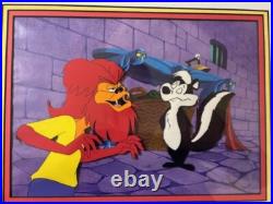 Warner Bros. Groovie Goolies production cel Pepe Le Pew Wolfie 1972 RARE OPC Warner Bros. Groovie Goolies production cel Pepe Le Pew Wolfie 1972 RARE OPC