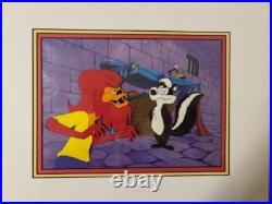 Warner Bros. Groovie Goolies production cel Pepe Le Pew Wolfie 1972 RARE OPC Warner Bros. Groovie Goolies production cel Pepe Le Pew Wolfie 1972 RARE OPC
