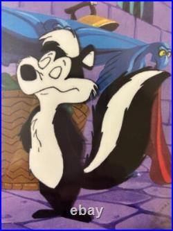 Warner Bros. Groovie Goolies production cel Pepe Le Pew Wolfie 1972 RARE OPC Warner Bros. Groovie Goolies production cel Pepe Le Pew Wolfie 1972 RARE OPC