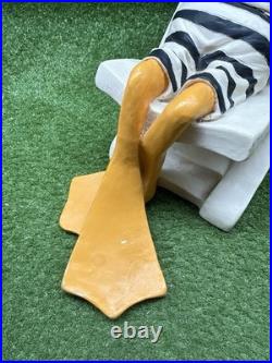 Warner Bros Hollywood Daffy Sunbathing Daffy Duck Austin Sculptures 1999 Rare