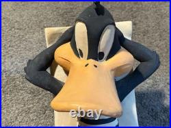 Warner Bros Hollywood Daffy Sunbathing Daffy Duck Austin Sculptures 1999 Rare