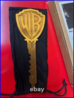 Warner Bros Key To The Studio Collectible Brass key Rare Replica not plastic