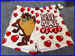 Warner Bros LOONEY TUNES Taz Handsome Devil Boxer Shorts XL 40-42- MWT, RARE Warner Bros LOONEY TUNES Taz Handsome Devil Boxer Shorts XL 40-42- MWT, RARE
