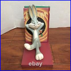 Warner Bros Looney Tunes DAFFY & BUGS Bookends Cartoon Classics Collectible RARE