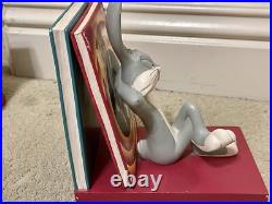 Warner Bros Looney Tunes DAFFY & BUGS Bookends Cartoon Classics RARE (READ)