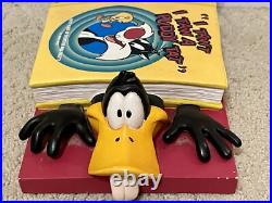 Warner Bros Looney Tunes DAFFY & BUGS Bookends Cartoon Classics RARE (READ)