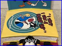 Warner Bros Looney Tunes DAFFY & BUGS Bookends Cartoon Classics RARE (READ)