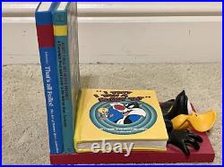 Warner Bros Looney Tunes DAFFY & BUGS Bookends Cartoon Classics RARE (READ)