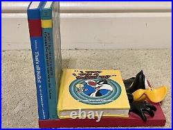 Warner Bros Looney Tunes DAFFY & BUGS Bookends Cartoon Classics RARE (READ) Warner Bros Looney Tunes DAFFY & BUGS Bookends Cartoon Classics RARE (READ)