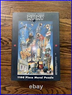 Warner Bros Looney Tunes NY New York Vintage Rare 1996 Jigsaw Puzzle 1100 Pieces Warner Bros Looney Tunes NY New York Vintage Rare 1996 Jigsaw Puzzle 1100 Pieces