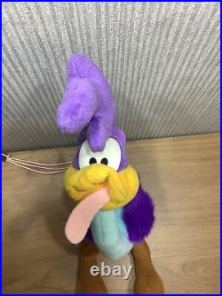 Warner Bros Looney Tunes Road Runner Plush Large 15 Inch Soft Toy Bird Rare