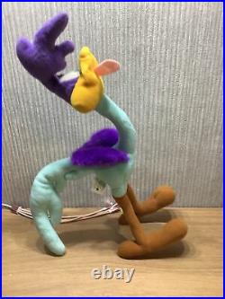 Warner Bros Looney Tunes Road Runner Plush Large 15 Inch Soft Toy Bird Rare
