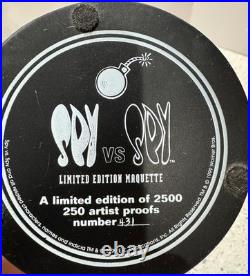 Warner Bros Mad Magazine Spy vs Spy Maquettes Figurine Statue MINT COA BOX RARE