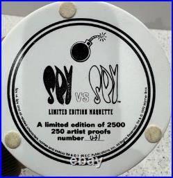 Warner Bros Mad Magazine Spy vs Spy Maquettes Figurine Statue MINT COA BOX RARE