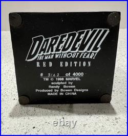 Warner Bros Marvel Comics DareDevil Dare Devil Figurine Statue Figure 1998 RARE