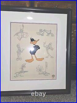 Warner Bros Model Sheet Daffy Duck Rare certified MODEL SHEET