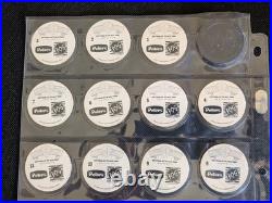 Warner Bros Movie World Pog Full Set & Rare Movie World Slammer